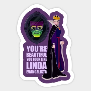 Linda Evangelista (pink) Sticker